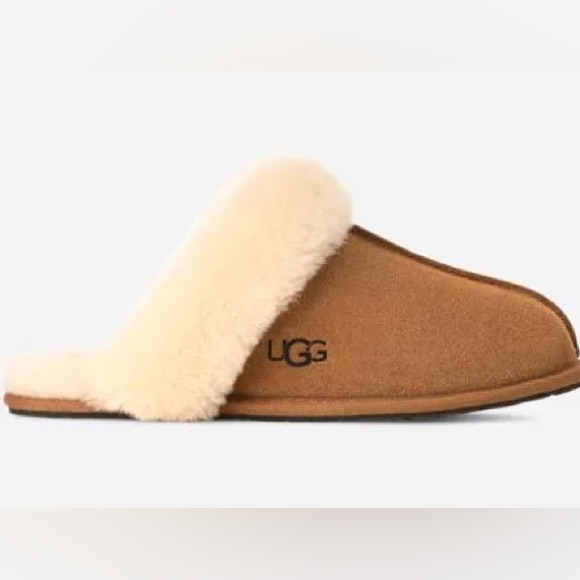 Ugg Chestnut Suede Scuffette Slippers